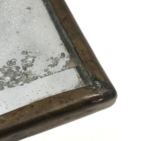 Beautiful (and Indestructible) Antique Handheld Brass Mirror, Chas Harrison, NY