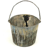 Beautiful Old Drip Encrusted Paint Bucket with Lyrical Wire Handle