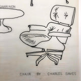 SOLD Furniture Styles Antique to 1950, Interior Design School Portfolio of Drawings