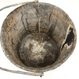 Beautiful Old Drip Encrusted Paint Bucket with Lyrical Wire Handle