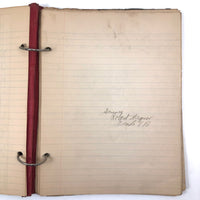 Robert Wagner's Far-ranging 1926 8th Grade Binder with Some Excellent Pages