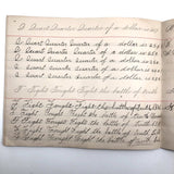 Lila Wise's 1898 Penmanship Practice Notebook with Both Strange and Poignant Sentences