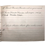 Lila Wise's 1898 Penmanship Practice Notebook with Both Strange and Poignant Sentences