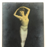 SOLD Balletic Balancing Mermaid, c. 1920s RPPC