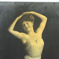 SOLD Balletic Balancing Mermaid, c. 1920s RPPC