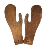 Sweet Old Pair of Wooden Mitten Stretchers/Dryers