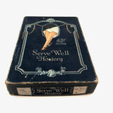 Serve Well Hosiery Box (Poignantly Filled with Bingo Game, as Found)