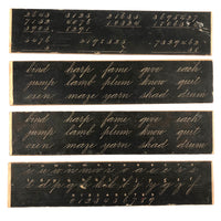 1870s CC Shepherd Slant Slate with Eight Double Sided Insert Guides