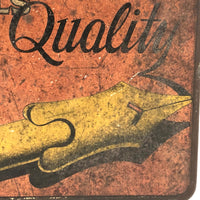 Penn's Spells Quality, c. 1920s Penn's Tobacco Tin with Good Graphics