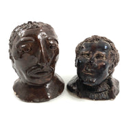 Vintage Brown Glazed Clay Head (Sherrod Brown!)