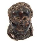 Vintage Brown Glazed Clay Head (Sherrod Brown!)