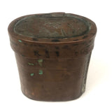 Old Hand Soldered Copper Lidded Case