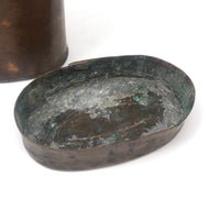 Old Hand Soldered Copper Lidded Case