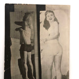 Nailed Up Pin Ups, Unusual Old Snapshot Photo