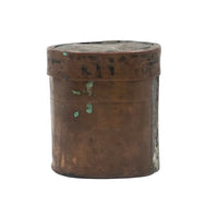 Old Hand Soldered Copper Lidded Case