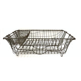 Lyrical and Very Useful Old Wirework Dish Drainer