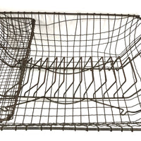 Lyrical and Very Useful Old Wirework Dish Drainer