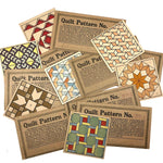 Set of C. 1930s Quilt Block Patterns in Original Envelopes