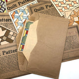 Set of C. 1930s Quilt Block Patterns in Original Envelopes