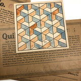 Set of C. 1930s Quilt Block Patterns in Original Envelopes