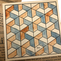 Set of C. 1930s Quilt Block Patterns in Original Envelopes