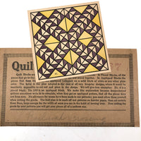 Set of C. 1930s Quilt Block Patterns in Original Envelopes