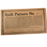 Set of C. 1930s Quilt Block Patterns in Original Envelopes