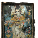 El Nino de Atocha, 19th Century Tin Nicho Retablo (as Found)