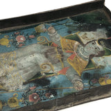 El Nino de Atocha, 19th Century Tin Nicho Retablo (as Found)