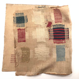 SOLD Zerlina Blitz's Exquisite Early Two Panel Darning Sampler (Some Loss)