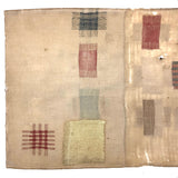 SOLD Zerlina Blitz's Exquisite Early Two Panel Darning Sampler (Some Loss)