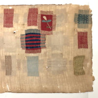 SOLD Zerlina Blitz's Exquisite Early Two Panel Darning Sampler (Some Loss)