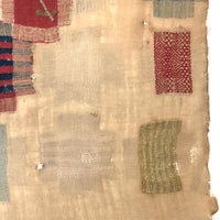 SOLD Zerlina Blitz's Exquisite Early Two Panel Darning Sampler (Some Loss)