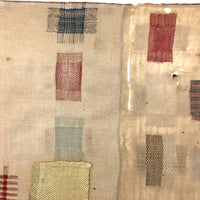 SOLD Zerlina Blitz's Exquisite Early Two Panel Darning Sampler (Some Loss)