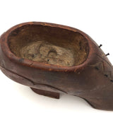 Victorian Carved Shoe with Pinprick Decoration