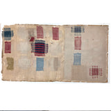 SOLD Zerlina Blitz's Exquisite Early Two Panel Darning Sampler (Some Loss)