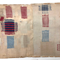 SOLD Zerlina Blitz's Exquisite Early Two Panel Darning Sampler (Some Loss)