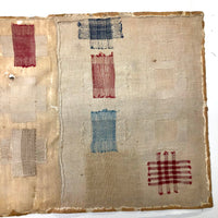 SOLD Zerlina Blitz's Exquisite Early Two Panel Darning Sampler (Some Loss)