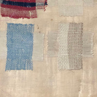 SOLD Zerlina Blitz's Exquisite Early Two Panel Darning Sampler (Some Loss)