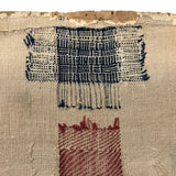 SOLD Zerlina Blitz's Exquisite Early Two Panel Darning Sampler (Some Loss)