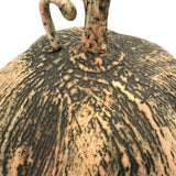 Gorgeous Signed Studio Pottery Large Gourd Shaped Weed Pot