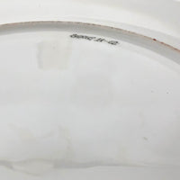 Mid 20th Century French Glaze Test Plate, Orange-Brun Spectrum