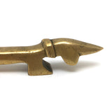 Fabulous Mid Century Brass Dachshund Bottle Opener