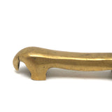 Fabulous Mid Century Brass Dachshund Bottle Opener