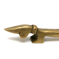 Fabulous Mid Century Brass Dachshund Bottle Opener