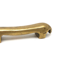 Fabulous Mid Century Brass Dachshund Bottle Opener