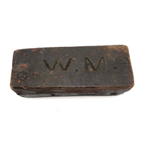 Late 18th/Early 19th C. Sharpening Stone with Marvelously Carved, Monogrammed Cover