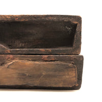 Late 18th/Early 19th C. Sharpening Stone with Marvelously Carved, Monogrammed Cover