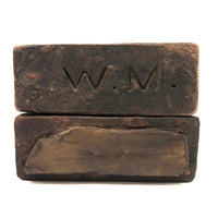 Late 18th/Early 19th C. Sharpening Stone with Marvelously Carved, Monogrammed Cover