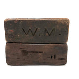 Late 18th/Early 19th C. Sharpening Stone with Marvelously Carved, Monogrammed Cover